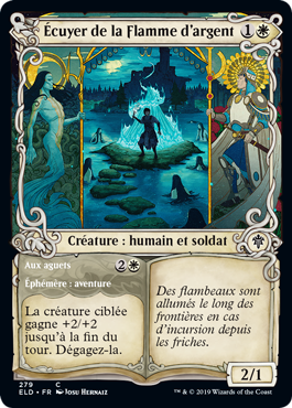 Écuyer de la Flamme d'argent - Le trône d'Eldraine