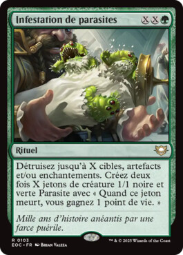 Infestation de parasites - Aux portes des Eternités Commander