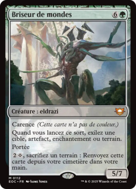 Briseur de mondes - Aux portes des Eternités Commander