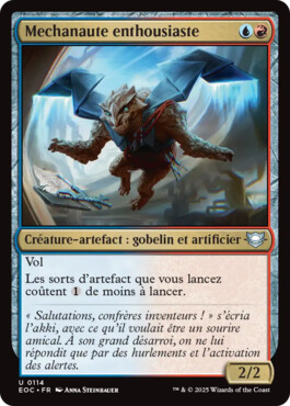 Mechanaute enthousiaste - Aux portes des Eternités Commander