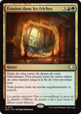 Évasion dans les friches - Aux portes des Eternités Commander