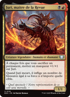 Juri, maître de la Revue - Aux portes des Eternités Commander