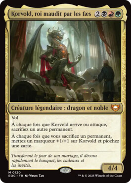 Korvold, roi maudit par les fæs - Aux portes des Eternités Commander