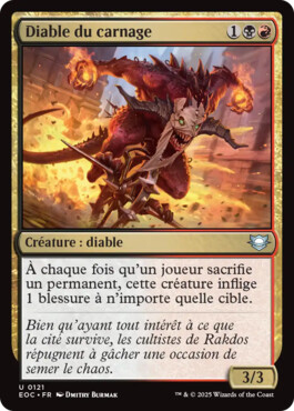 Diable du carnage - Aux portes des Eternités Commander