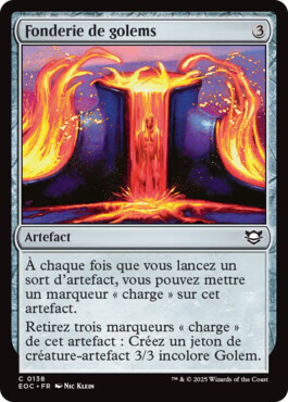 Fonderie de golems - Aux portes des Eternités Commander