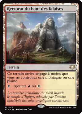 Rectorat du haut des falaises - Aux portes des Eternités Commander