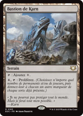 Bastion de Karn - Aux portes des Eternités Commander