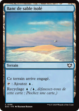 Banc de sable isolé - Aux portes des Eternités Commander