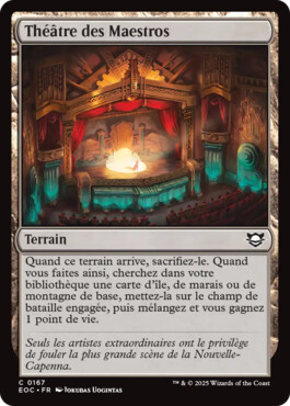 Théâtre des Maestros - Aux portes des Eternités Commander