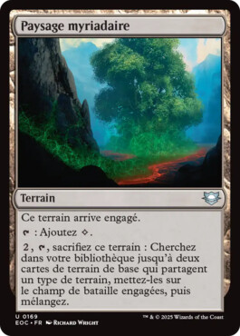 Paysage myriadaire - Aux portes des Eternités Commander