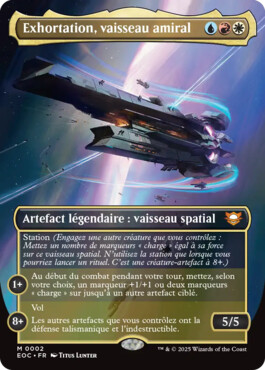 Exhortation, vaisseau amiral - Aux portes des Eternités Commander