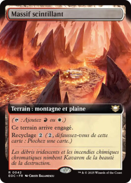 Massif scintillant - Aux portes des Eternités Commander