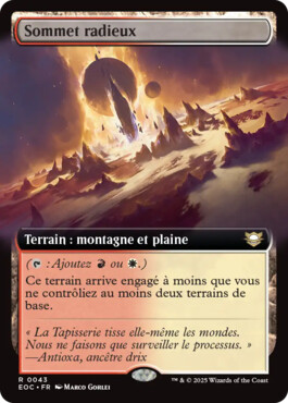 Sommet radieux - Aux portes des Eternités Commander