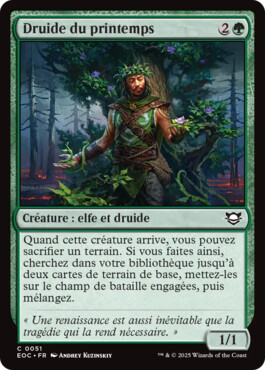 Druide du printemps - Aux portes des Eternités Commander