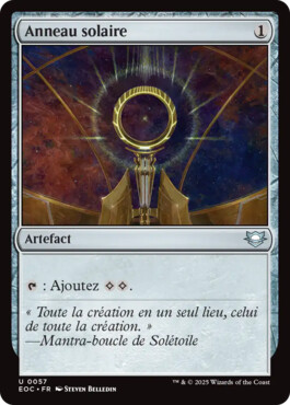 Anneau solaire - Aux portes des Eternités Commander
