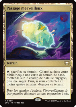Passage merveilleux - Aux portes des Eternités Commander