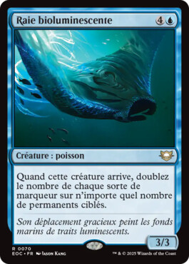 Raie bioluminescente - Aux portes des Eternités Commander