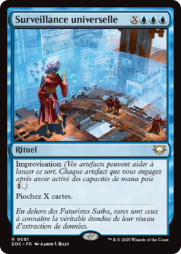 Surveillance universelle - Aux portes des Eternités Commander