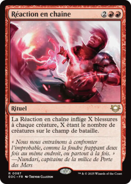 Réaction en chaîne - Aux portes des Eternités Commander