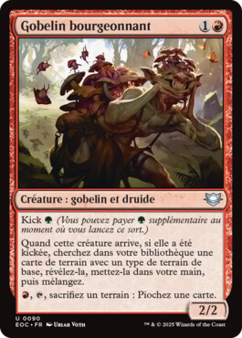 Gobelin bourgeonnant - Aux portes des Eternités Commander