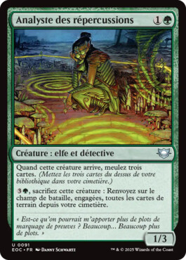 Analyste des répercussions - Aux portes des Eternités Commander
