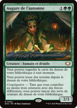 Augure de l'automne - Aux portes des Eternités Commander