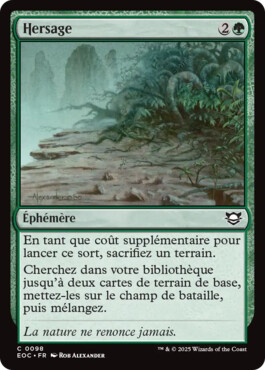 Hersage - Aux portes des Eternités Commander