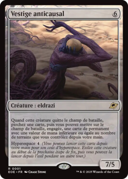 Vestige anticausal - Aux portes des Eternités