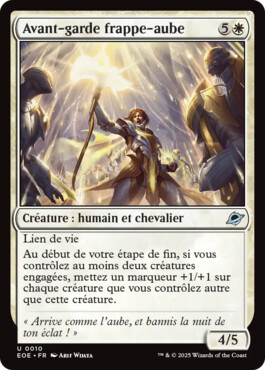 Avant-garde frappe-aube - Aux portes des Eternités
