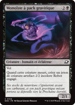 Monoïste à pack gravitique - Aux portes des Eternités