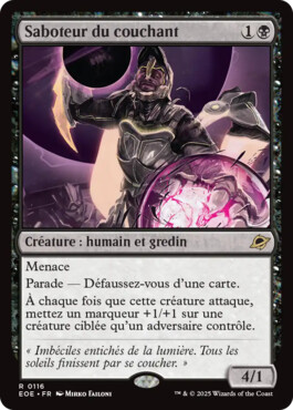 Saboteur du couchant - Aux portes des Eternités