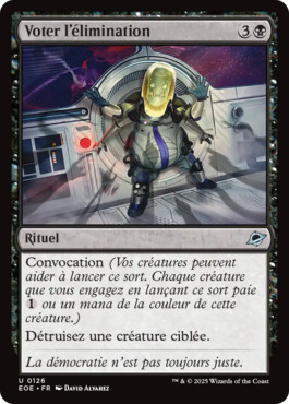Voter l'élimination - Aux portes des Eternités