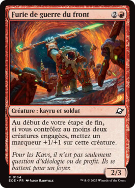 Furie de guerre du front - Aux portes des Eternités