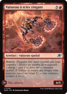 Vaisseau à scies zingant - Aux portes des Eternités