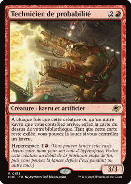 Technicien de probabilité - Aux portes des Eternités