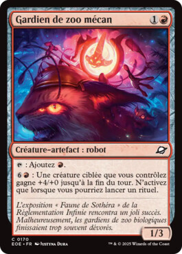 Gardien de zoo mécan - Aux portes des Eternités