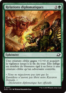 Relations diplomatiques - Aux portes des Eternités