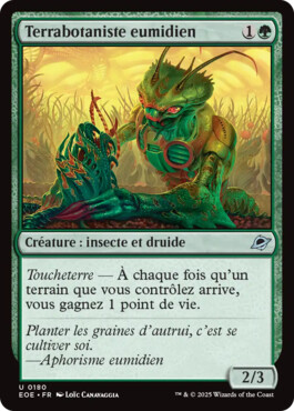 Terrabotaniste eumidien - Aux portes des Eternités
