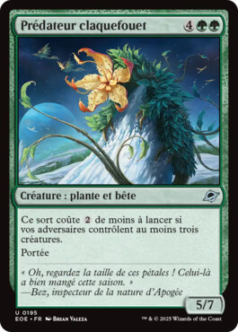 Prédateur claquefouet - Aux portes des Eternités