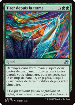 Tirer depuis la trame - Aux portes des Eternités