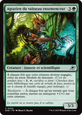 Agrarien du vaisseau ensemenceur - Aux portes des Eternités