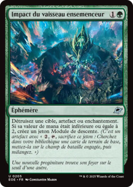 Impact du vaisseau ensemenceur - Aux portes des Eternités