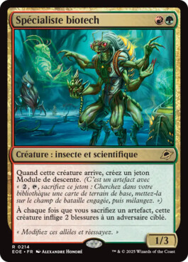 Spécialiste biotech - Aux portes des Eternités