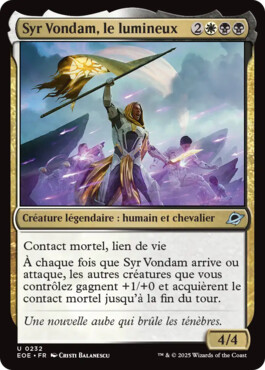 Syr Vondam, le lumineux - Aux portes des Eternités