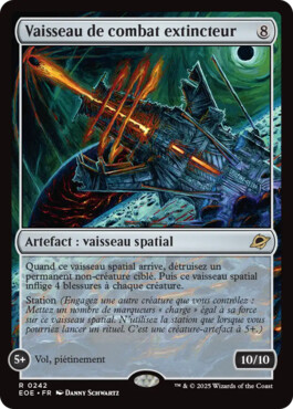 Vaisseau de combat extincteur - Aux portes des Eternités