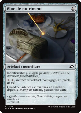 Bloc de nutriment - Aux portes des Eternités