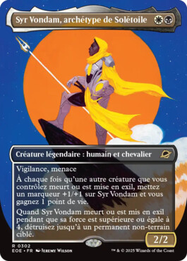 Syr Vondam, archétype de Solétoile - Aux portes des Eternités