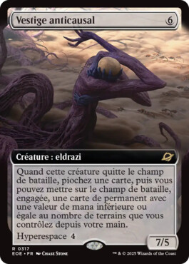 Vestige anticausal - Aux portes des Eternités