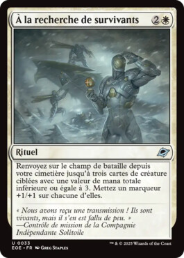 À la recherche de survivants - Aux portes des Eternités