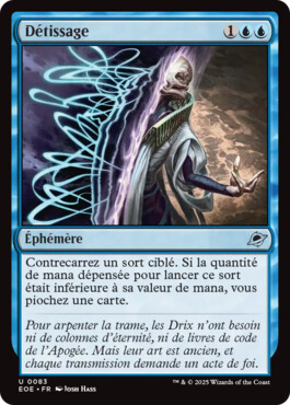 Détissage - Aux portes des Eternités